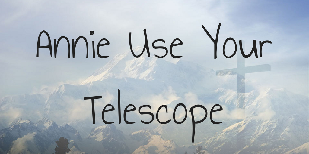 Example font Annie Use Your Telescope #1