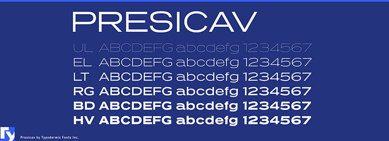 Example font Presicav #1
