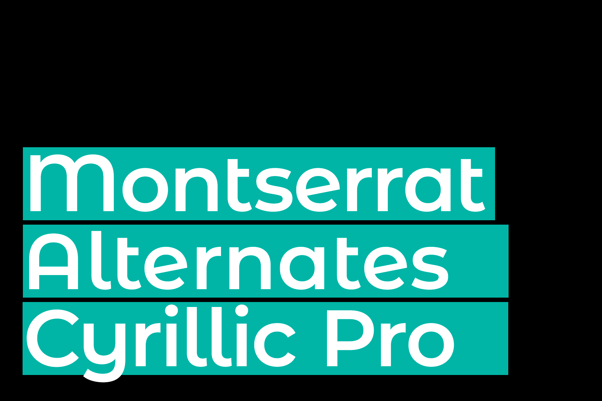 Montserrat Alternates Font