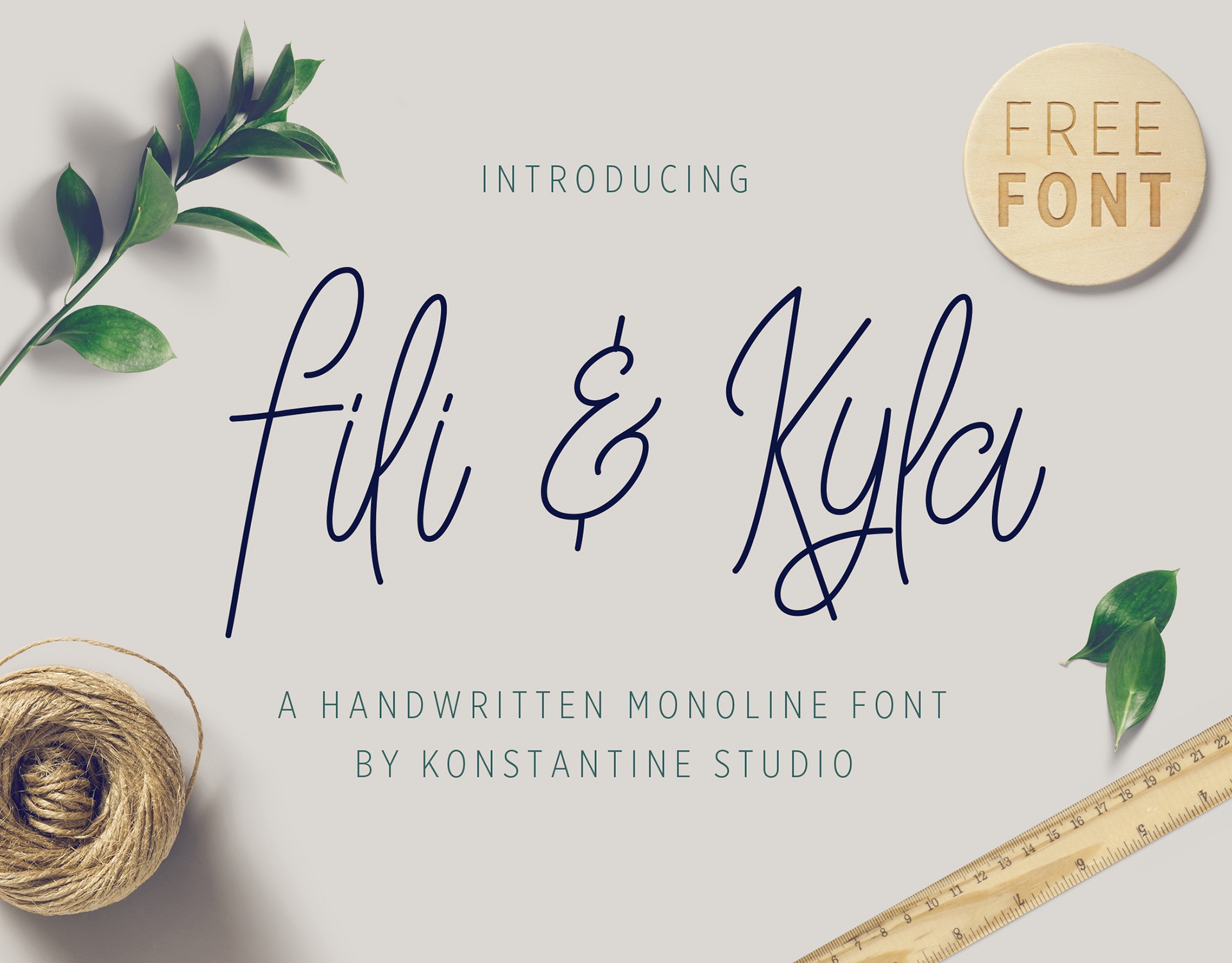Example font Fili & Kyla #1