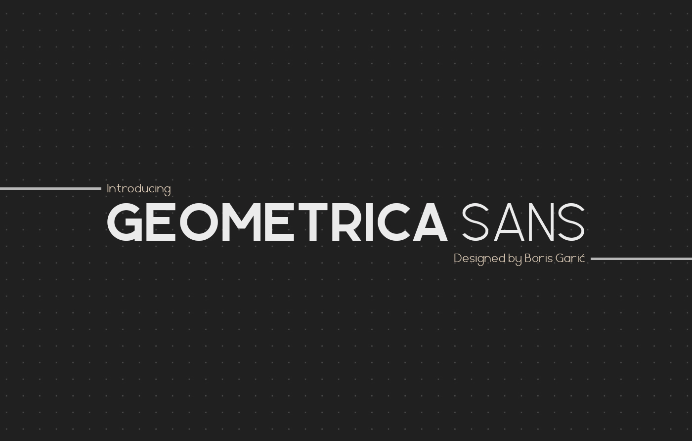 Geometrica Sans Font
