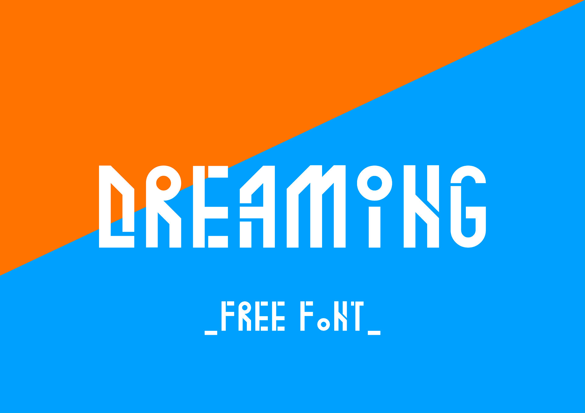 Example font Dreaming #1