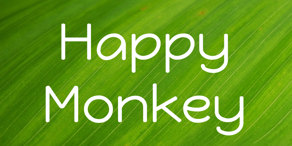 Example font Happy Monkey #1