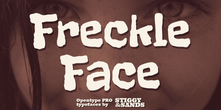 Example font Freckle Face #1