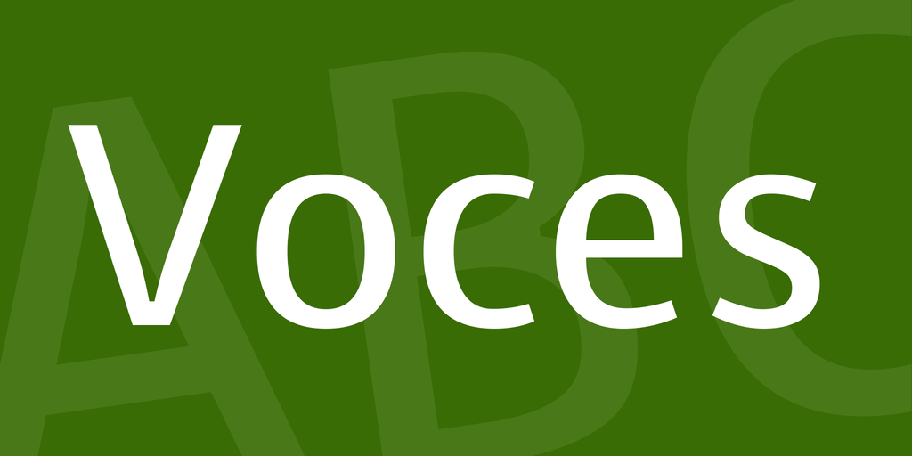 Voces Font