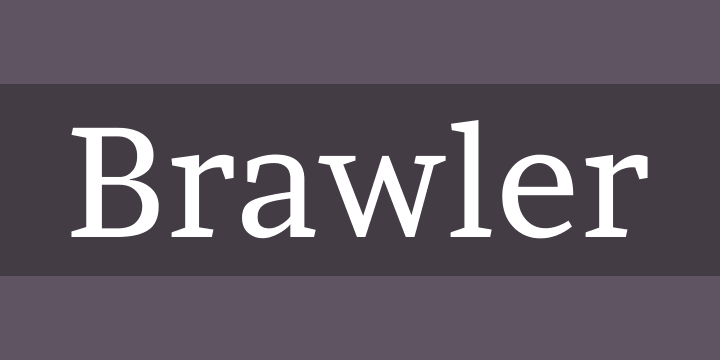 Brawler Font