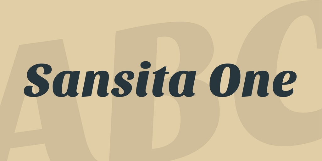Example font Sansita #1