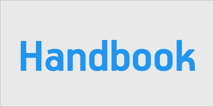 Example font PF Handbook Pro #1