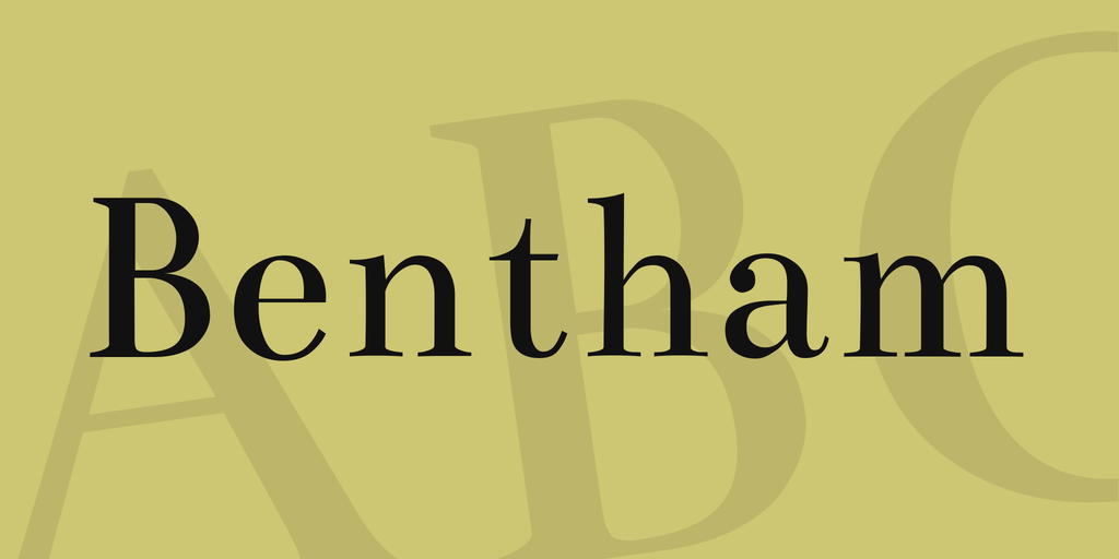 Example font Bentham #1