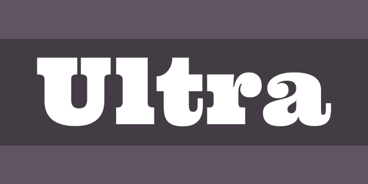 Ultra Font