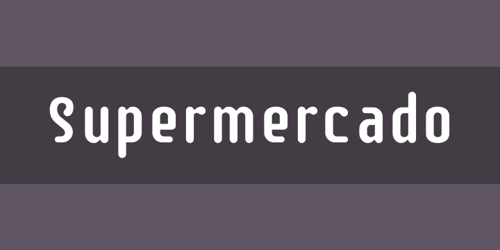 Supermercado One Font