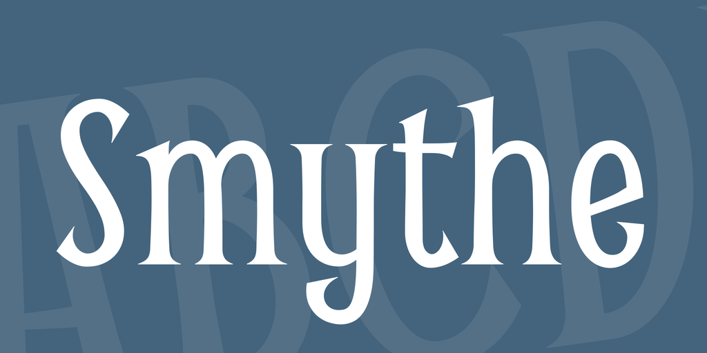 Example font Smythe #1