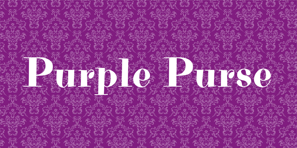 Example font Purple Purse #1