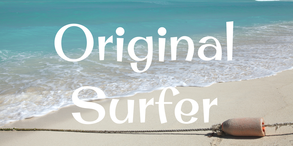 Example font Original Surfer #1
