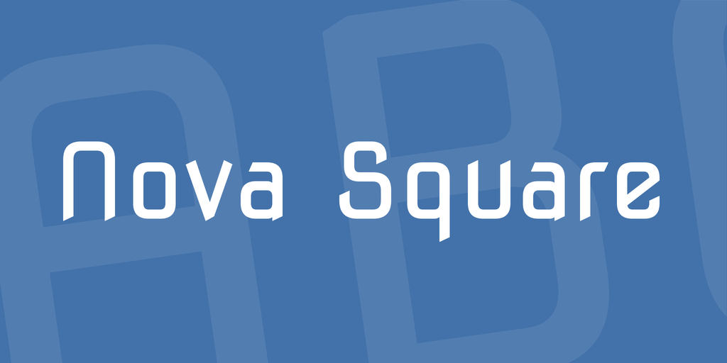 Example font Nova Square #1