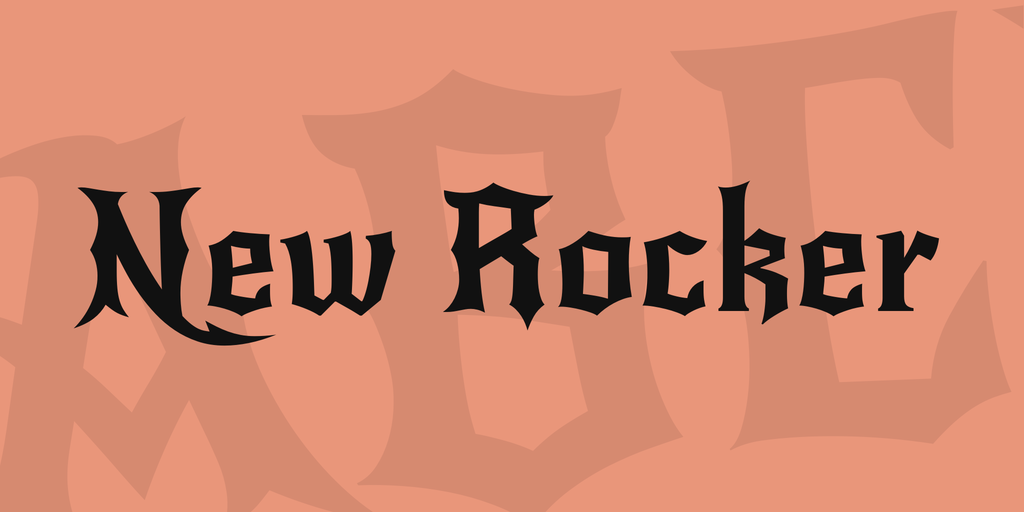 Example font New Rocker #1