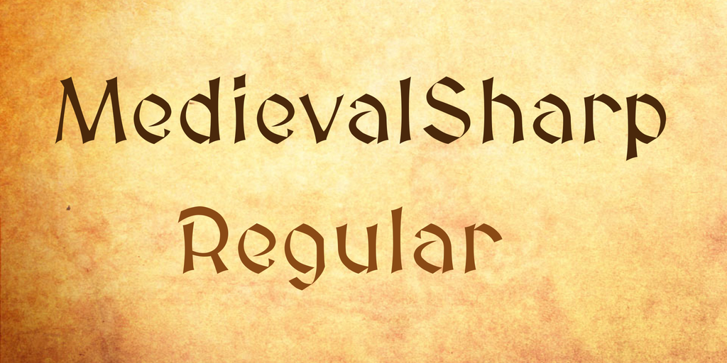MedievalSharp Font