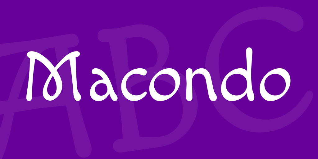 Macondo Font