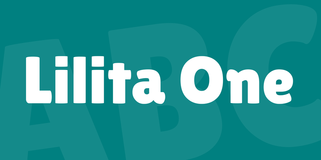 Example font Lilita One #1