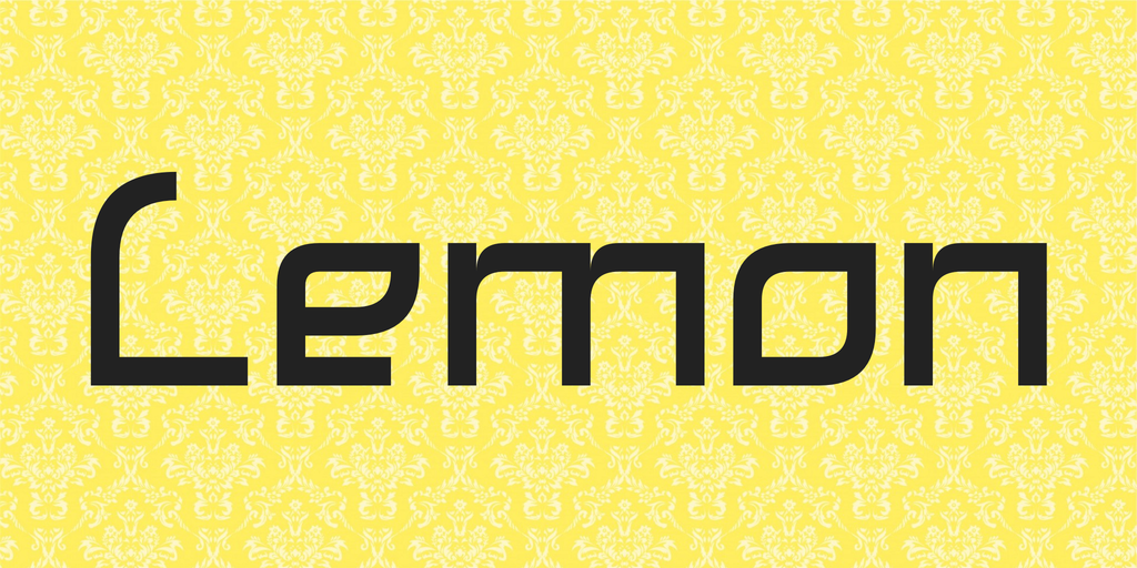 Example font Lemon #1