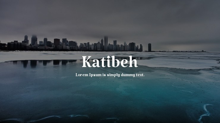 Example font Katibeh #1