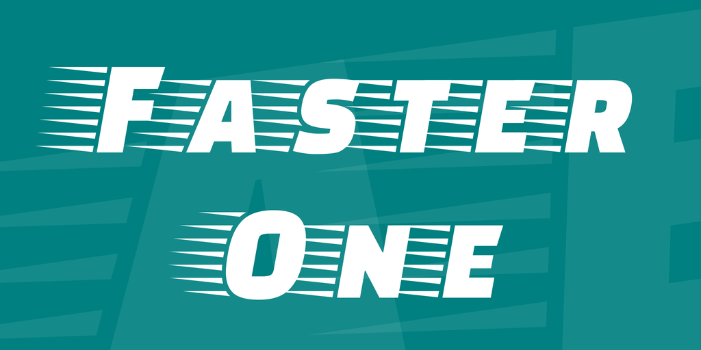 Faster One Font