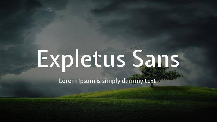 Expletus Sans Font
