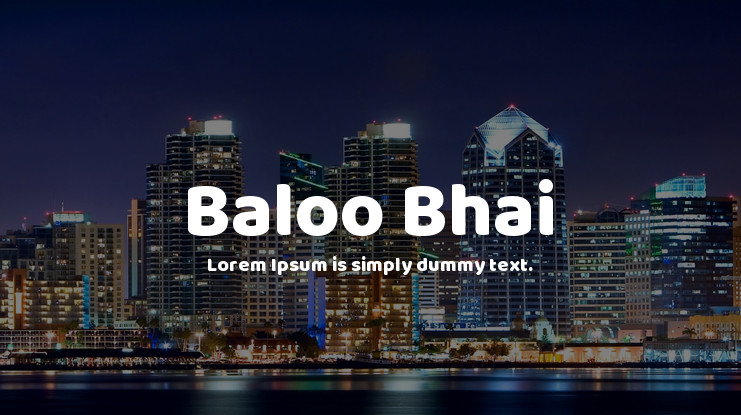Baloo Bhai Font