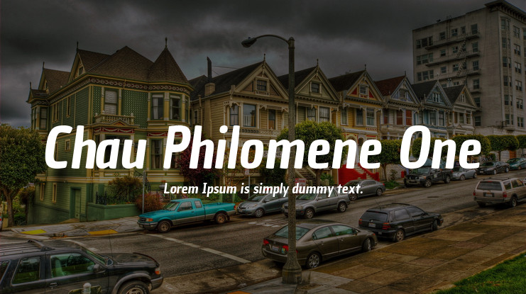 Chau Philomene One Font