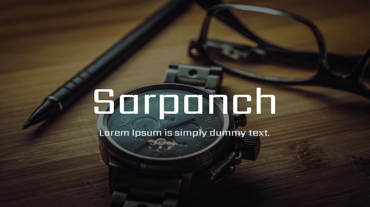 Sarpanch Font