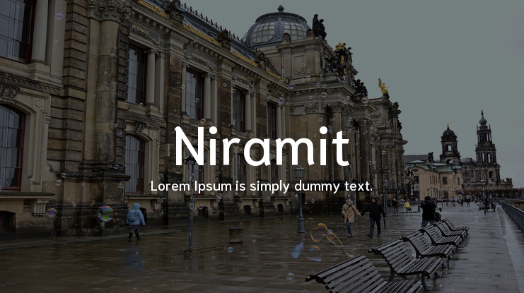 Example font Niramit #1