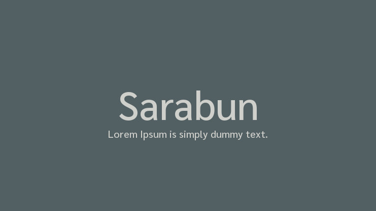 Example font Sarabun #1
