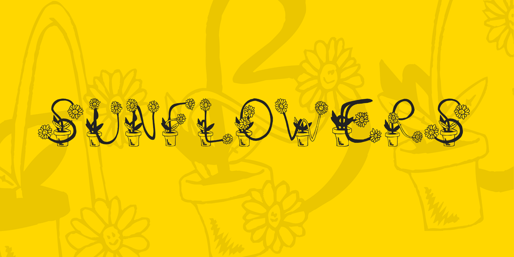 Example font Sunflower #1