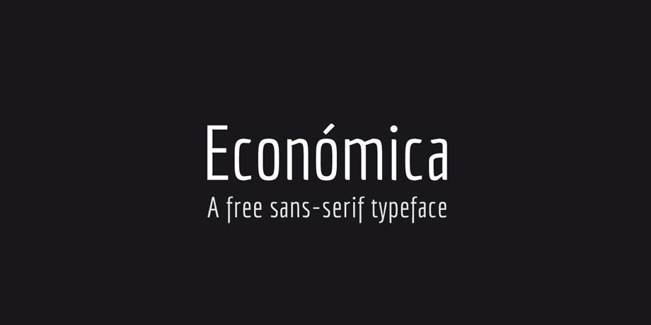 Example font Economica #1