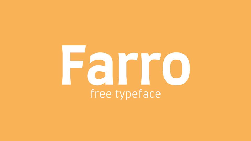 Example font Farro #1