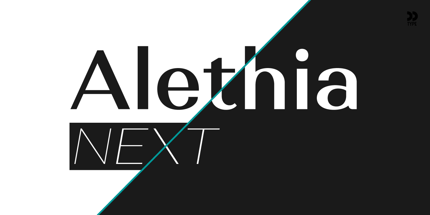 Example font Alethia Next #1