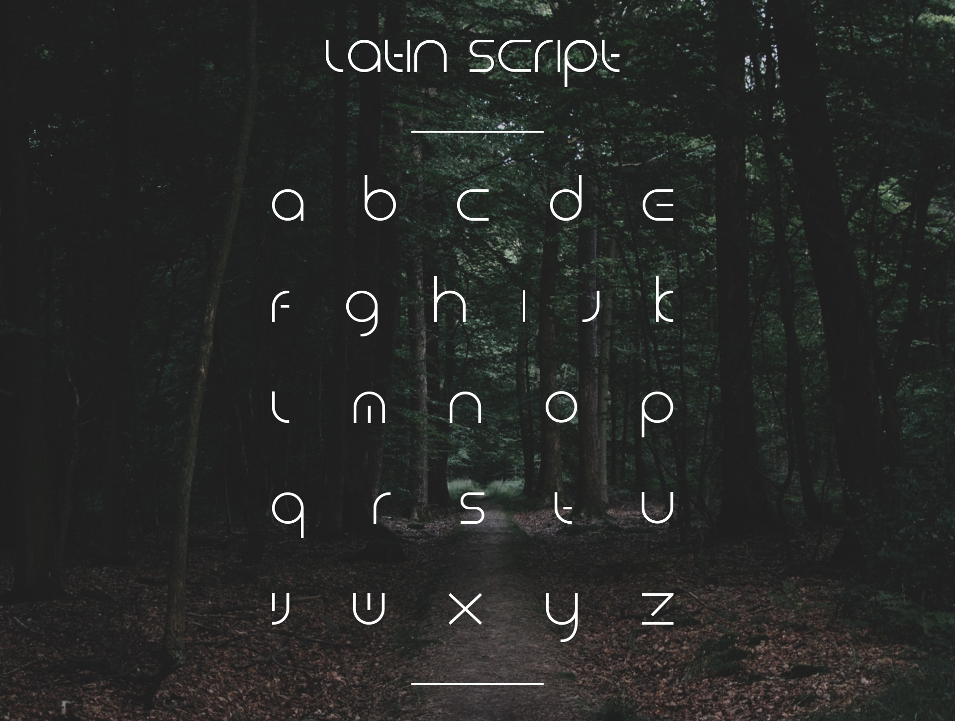 Forest Smooth Font