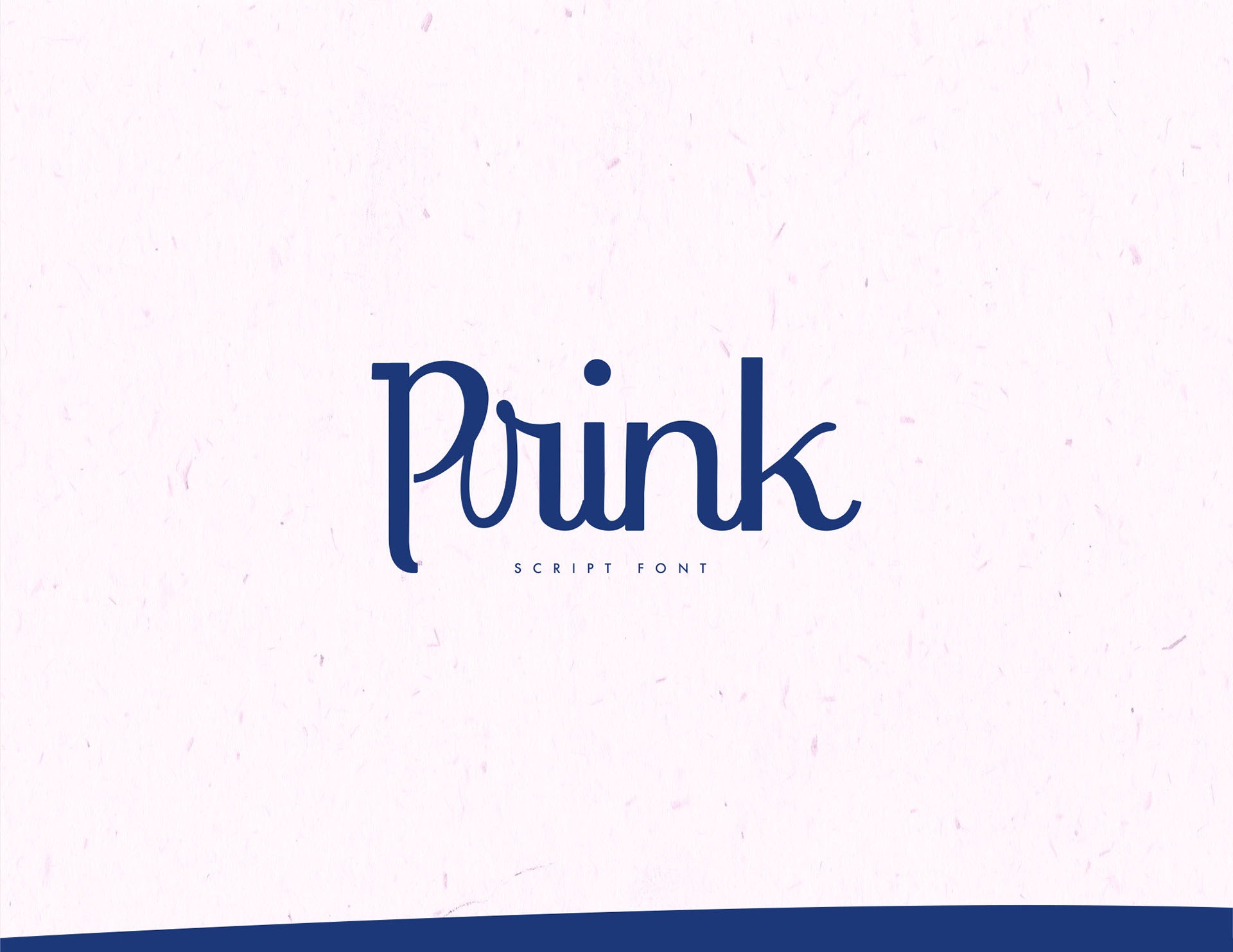 Example font Prink Script #1