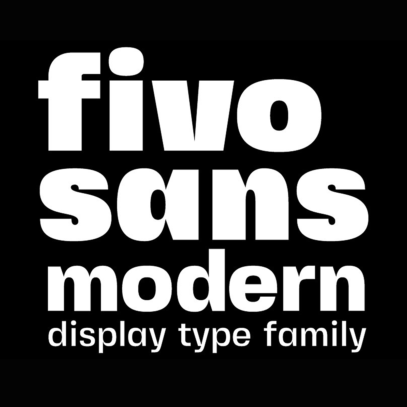 Example font Fivo Sans Modern #1