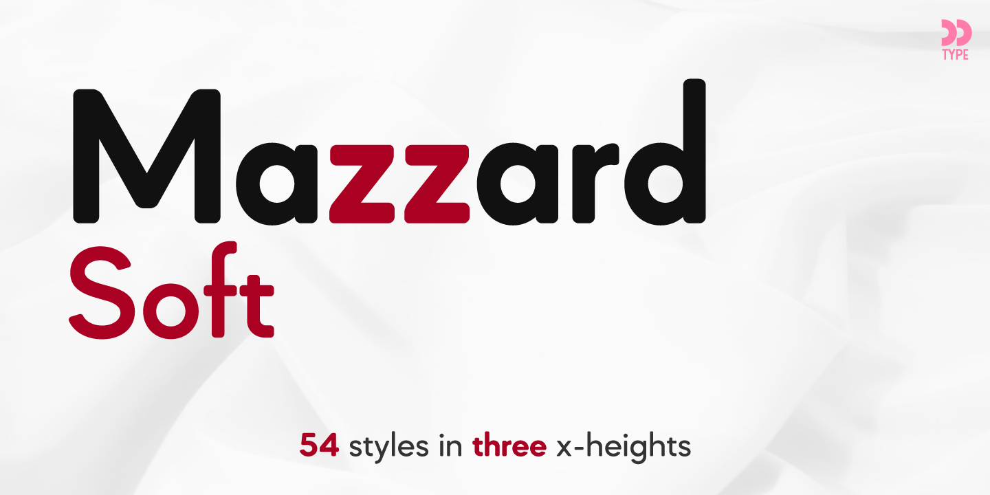 Mazzard Soft Font