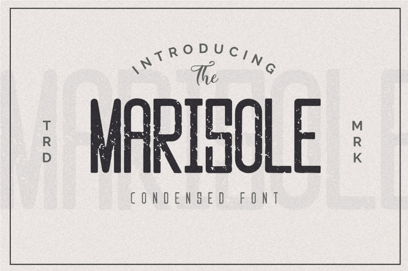 Example font Marisole #1
