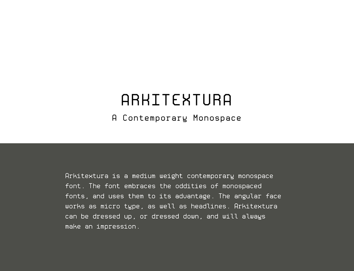 Arkitextura Font