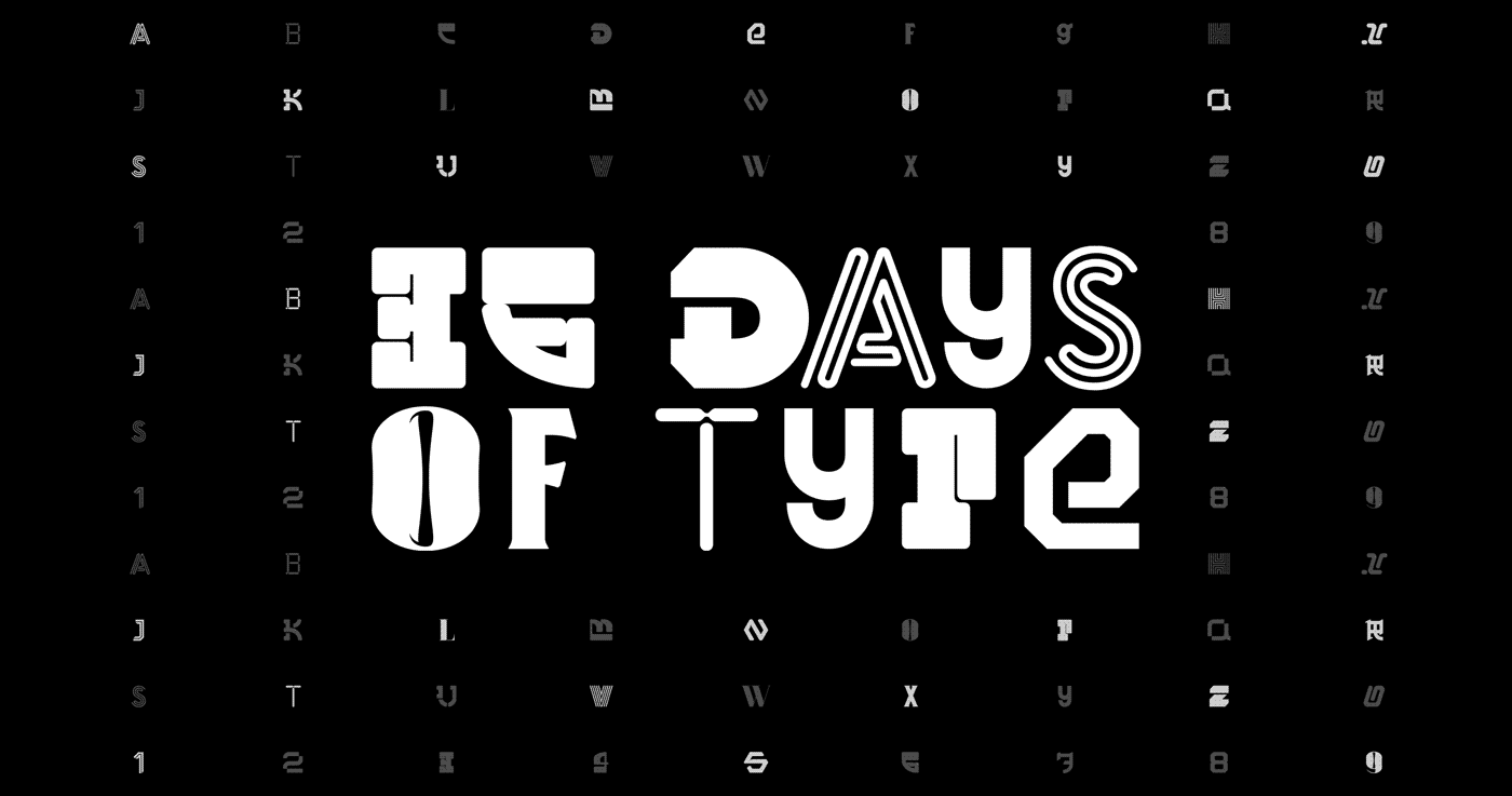 Example font 36 Days Of Type #1