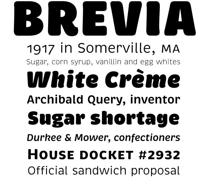 Example font Brevia #1