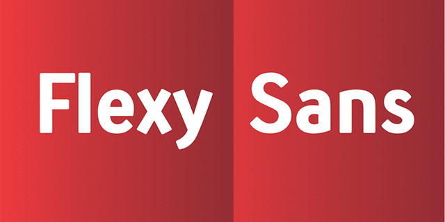 Example font Flexy Sans #1