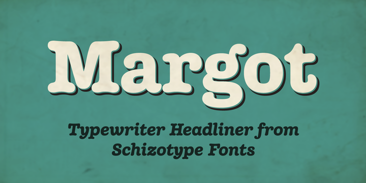 Example font Margot #1