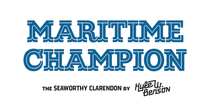 Example font Maritime Champion #1