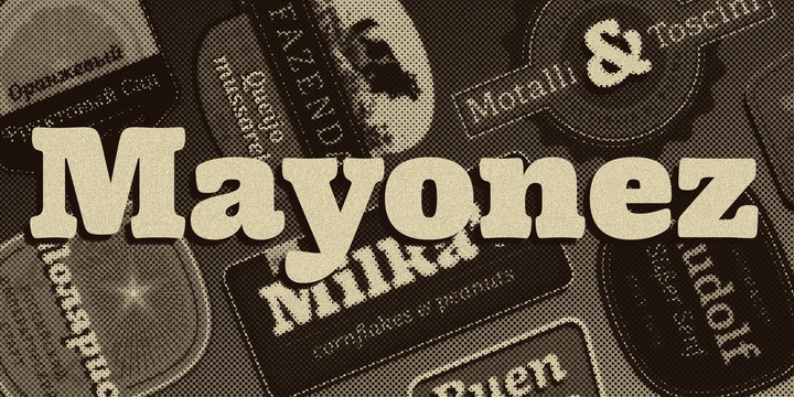 Example font Mayonez #1