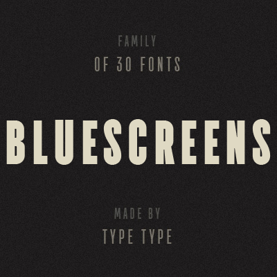 Example font TT Bluescreens #1