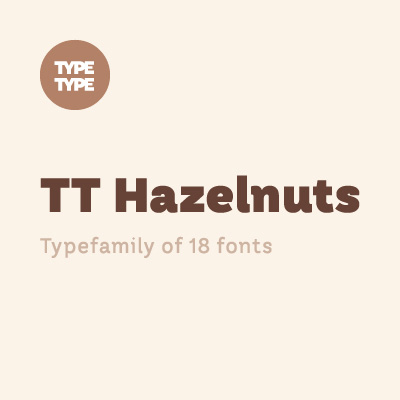 Example font TT Hazelnuts #1